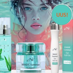 CNC MAGIC Summer ilukomplekt- näokreem, silmaümbruse roll-on, hüaluroon sprei -25%